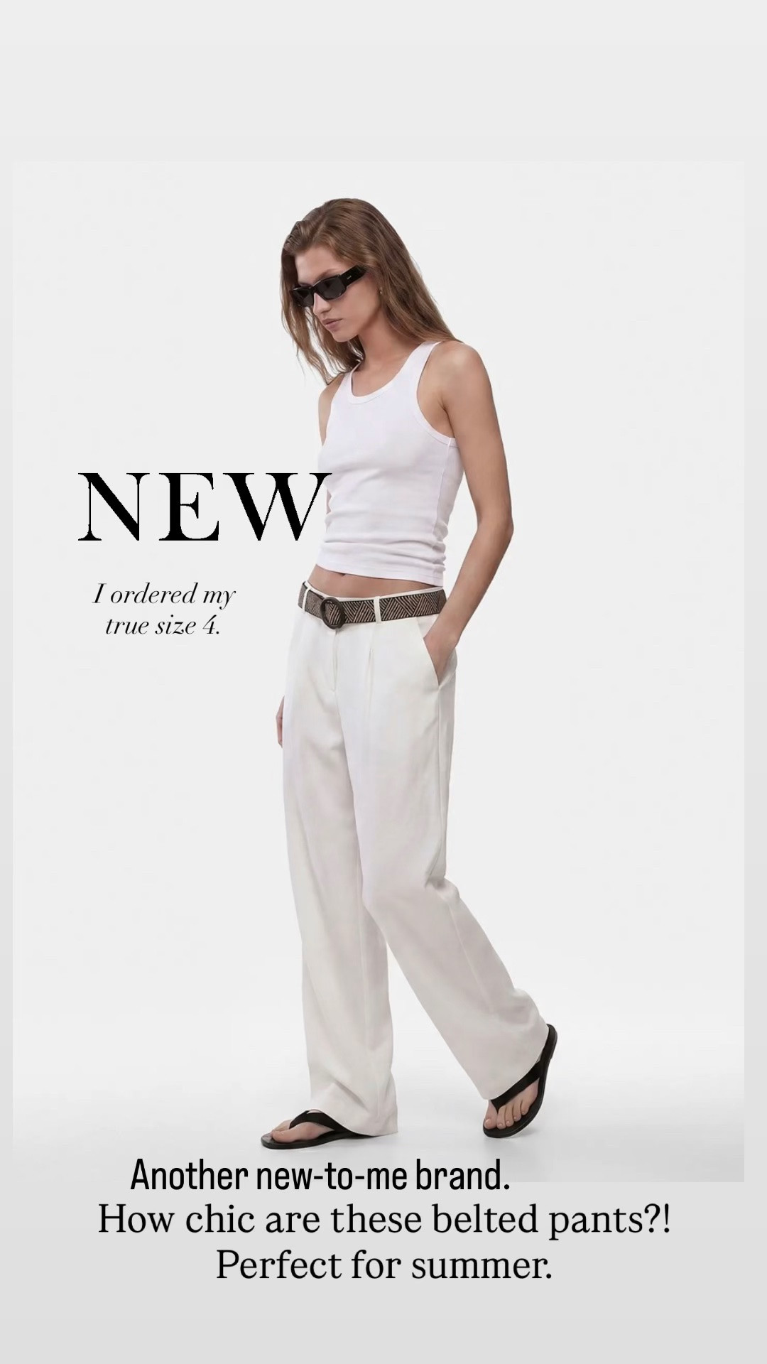 New to me brand and can’t wait to try those belted summer pants!