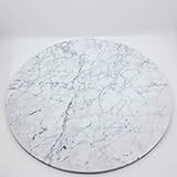 Cake Stand Carrara Marble Cupcake Dessert Base Pastry Serving Tray Centerpiece Round - 16 Inch | Amazon (US)