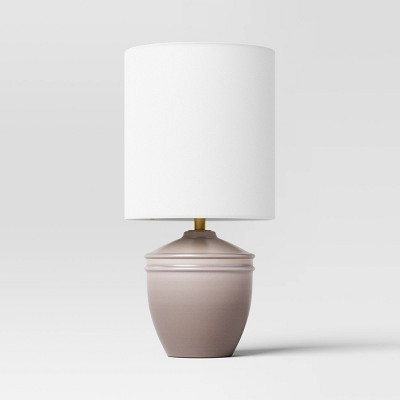 Mini Ceramic Table Lamp Gray - Threshold™ | Target