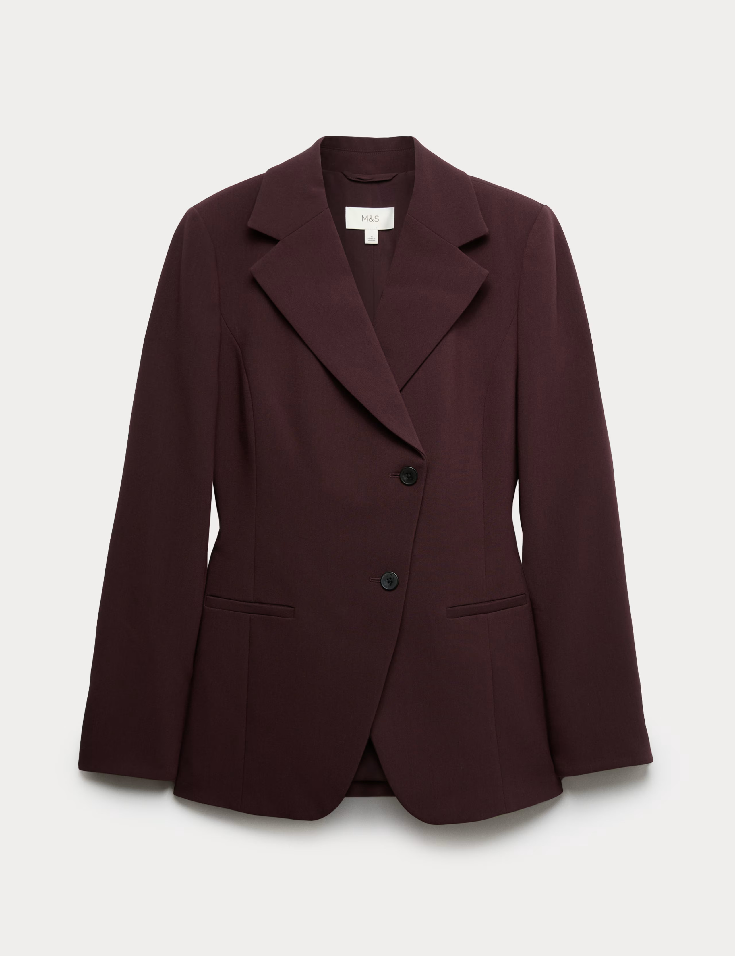 Tailored Cinched Asymmetric Single Breasted Blazer | Marks & Spencer (UK)