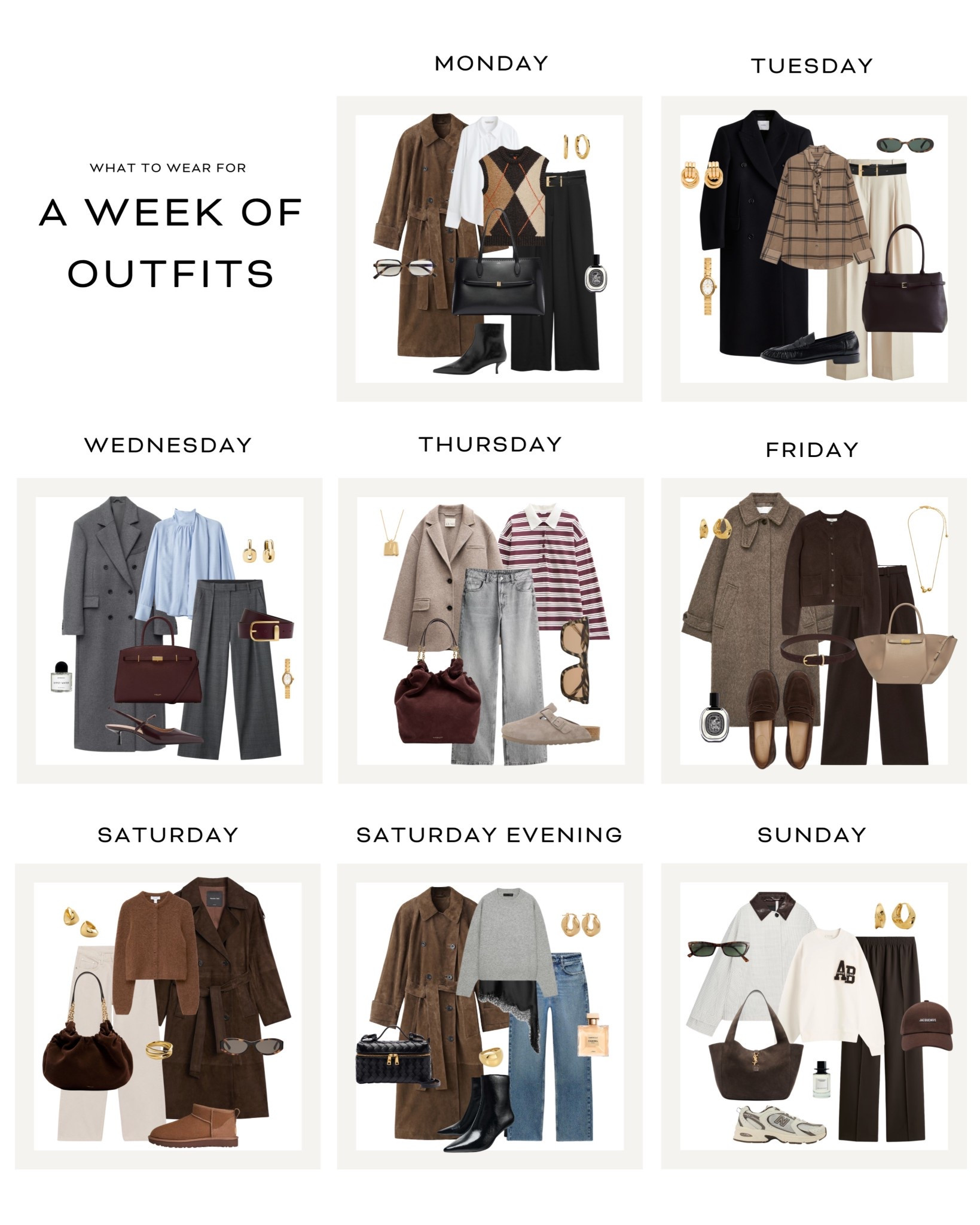 A week of outfits 🍂 

Autumn fashion / workwear / the office / high street fashion / neutral style 

#LTKautumn #LTKuk #LTKstyletip