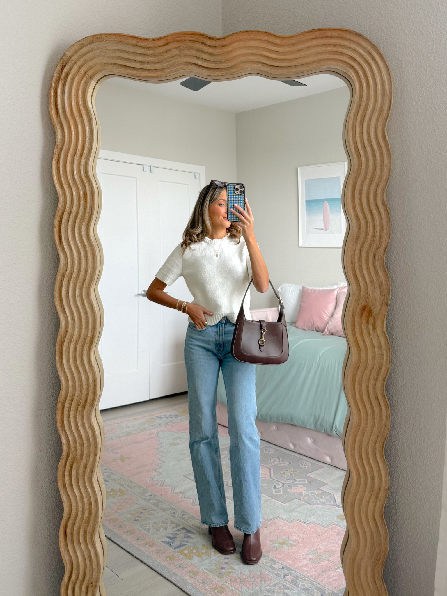 the cutest winter outfit from abercrombies sale - up to 40% off almost everything + use code AFMCKENZIE for an extra 15% off 🎄🩷 wearing a 24 in jeans 

#LTKootd #LTKSaleAlert