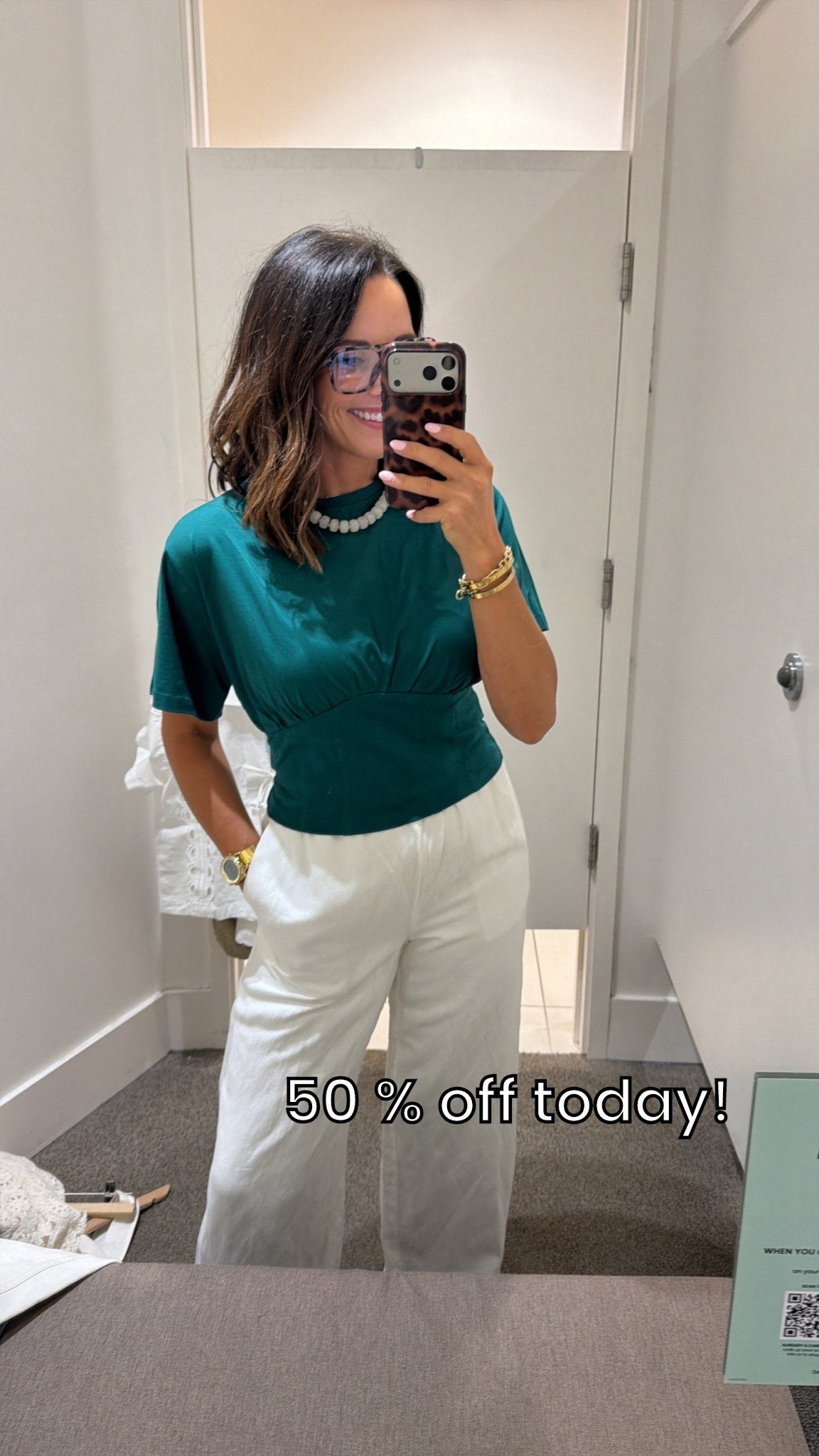50% off just makes this top even better🤩

loft top, green blouse outfit, casual chic outfit, cream pants outfit, everyday style, workwear outfit

#loftstyle #ltkunder50 #casualchic #workwearstyle #everydayoutfit #affordablefashion