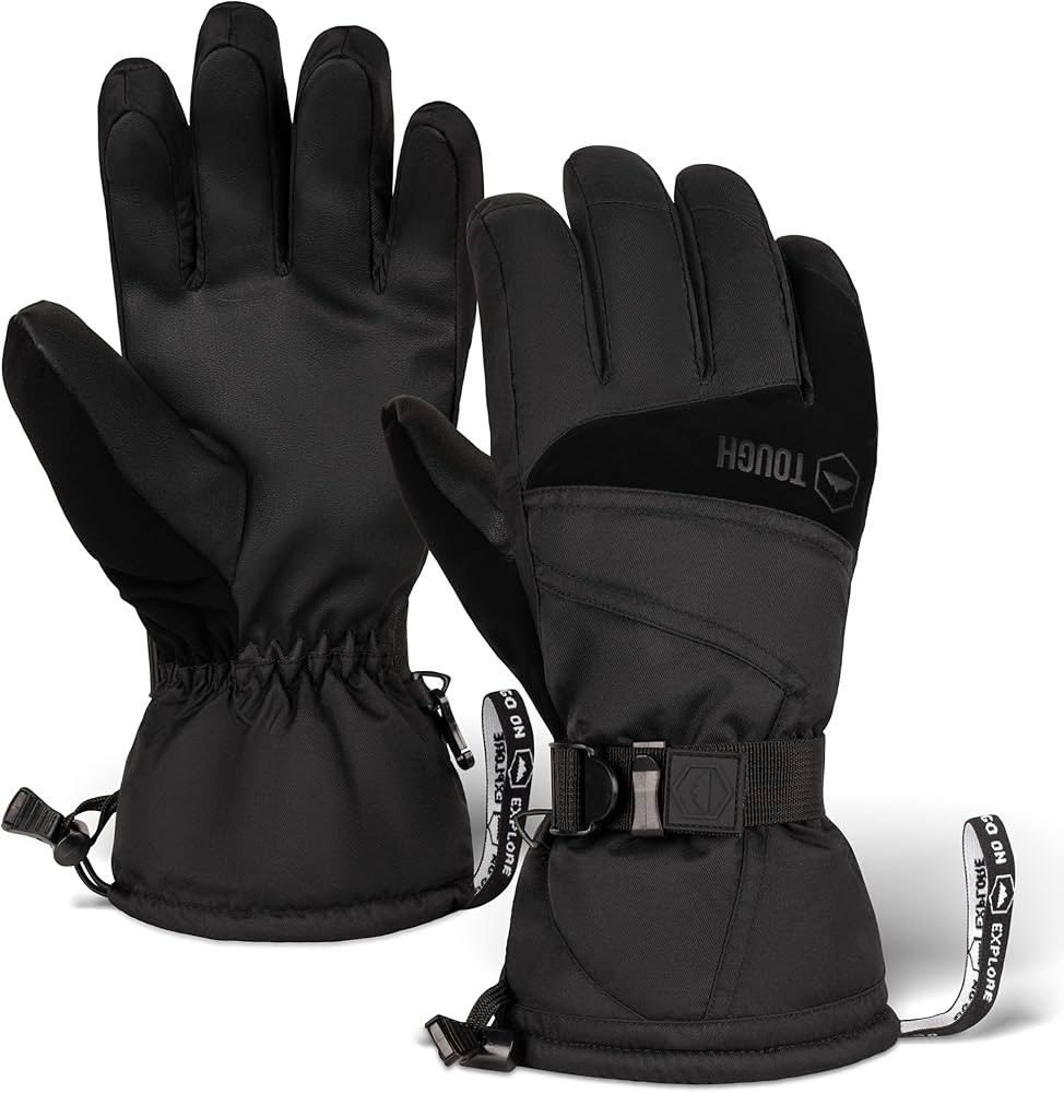 Tough Outdoors Snow Gloves - Men's & Women's Waterproof Winter & Snowboarding Gloves | Amazon (US)