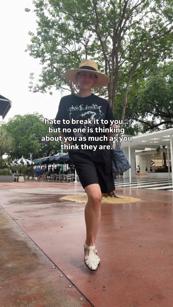 Send this to a fellow overthinker:
no one is thinking about you as much as you think they are.

So wear the outfit.
Post the video.
Say the thing.
Go for it.

Most people are too busy thinking about themselves anyway. #nycinfluencer #confidence #doyou #followyourdreams #femaleempowerment