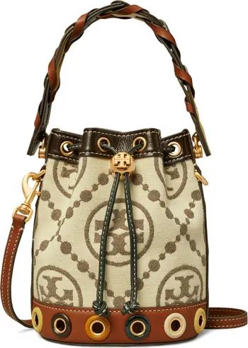 T Monogram Grommet Mini Bucket Bag | Nordstrom