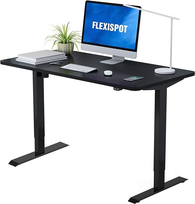 FLEXISPOT Standing Desk Adjustable Height Electric Home Office Desks Heavy Duty Steel Stand Up De... | Amazon (US)