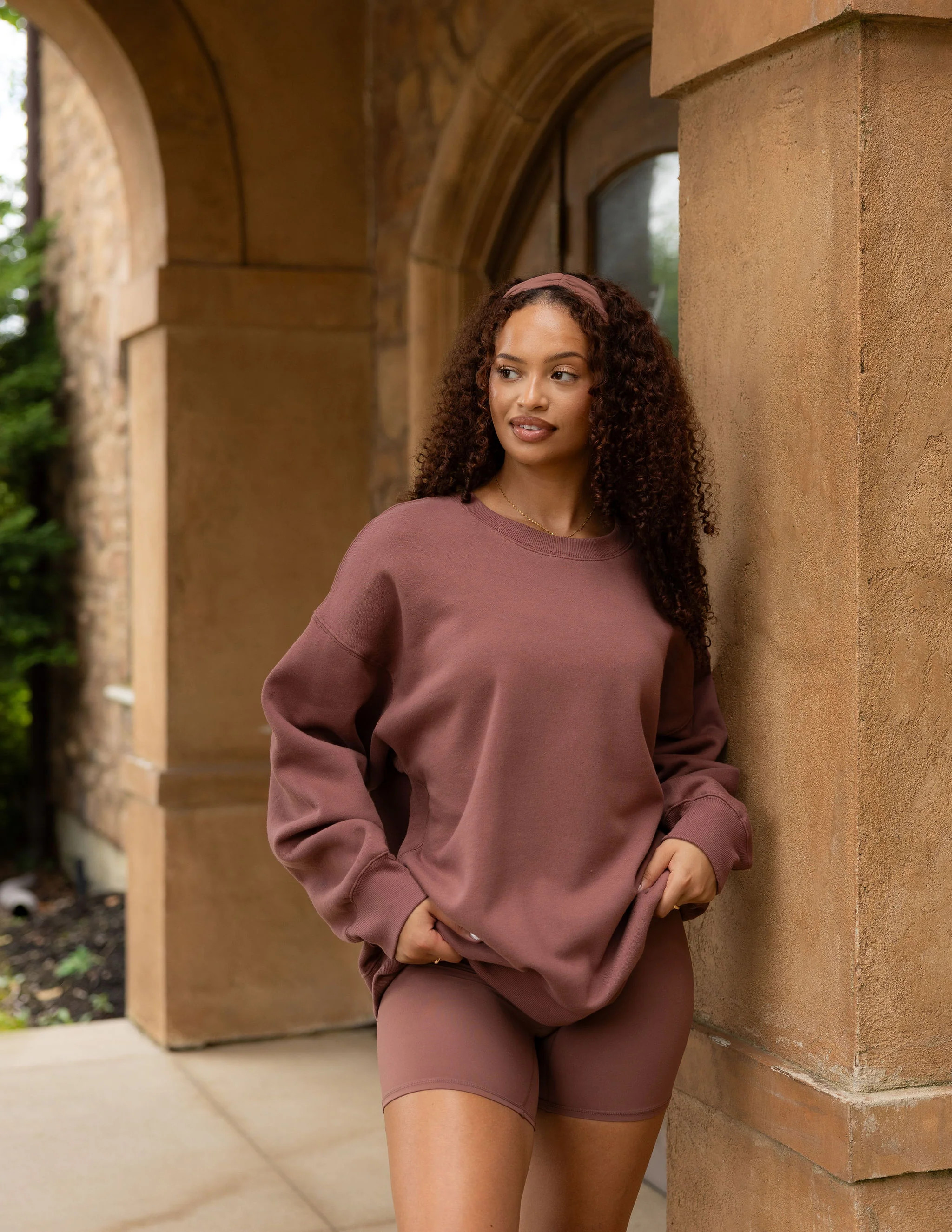 Comfort Crewneck Redwood / L | P'tula