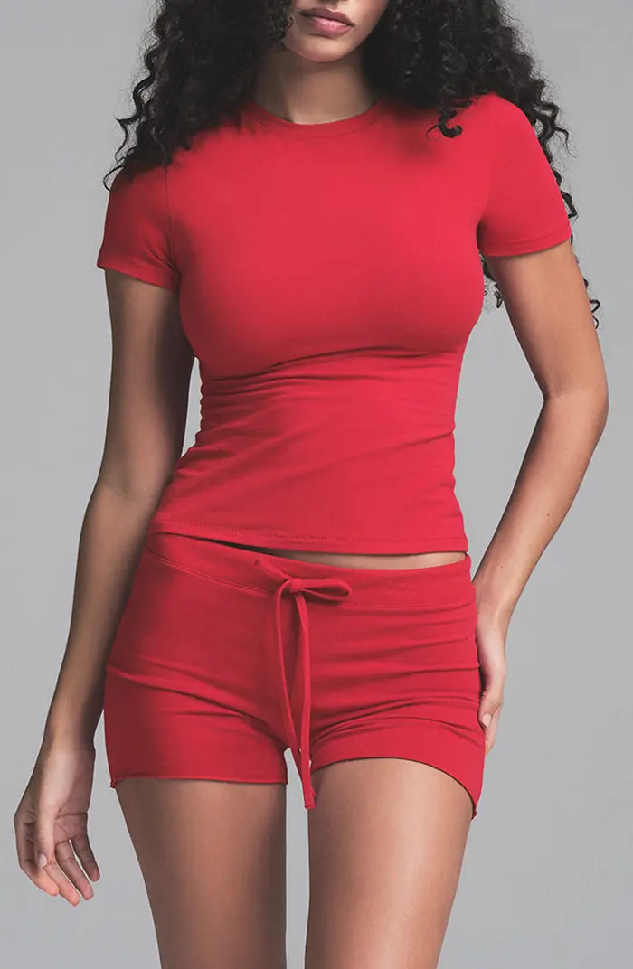 SKIMS Stretch Cotton Jersey T-Shirt | Nordstrom | Nordstrom