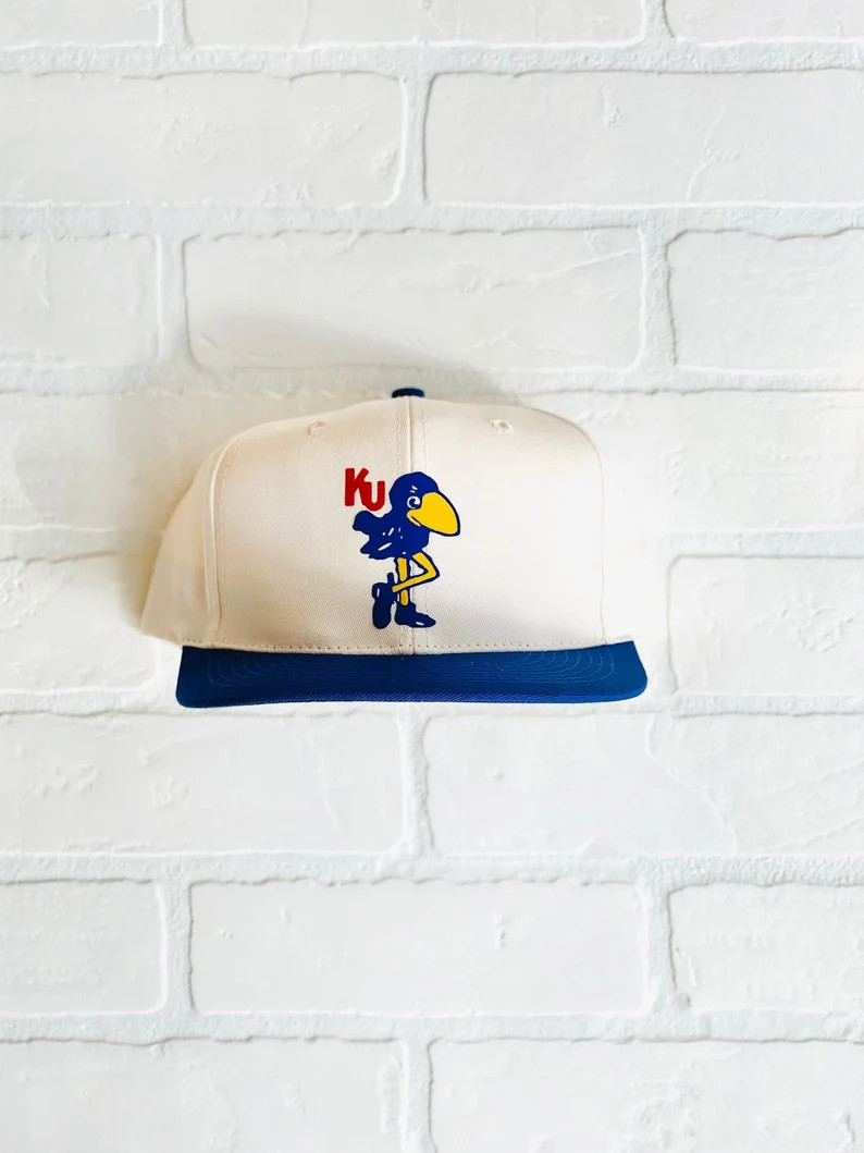 Kansas Jayhawks Hat  Vintage Jayhawks Hat  University of - Etsy | Etsy (US)