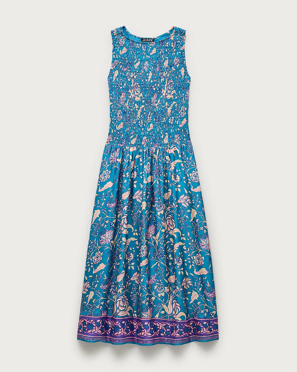 Lina midi dress in floral print | J. Crew US