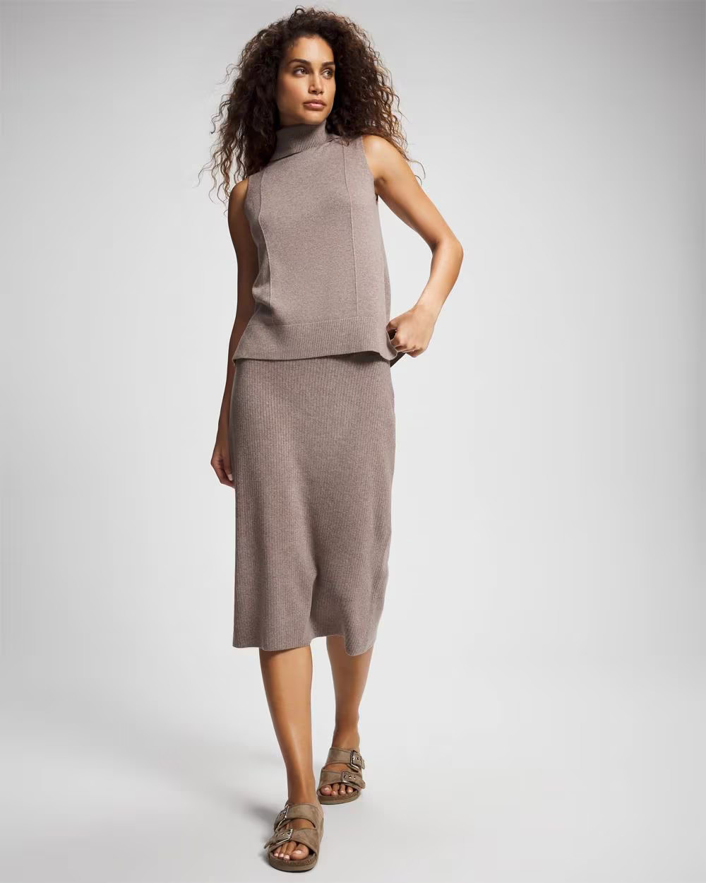 Premier Knit Sweater Midi Skirt | Soma | SOMA