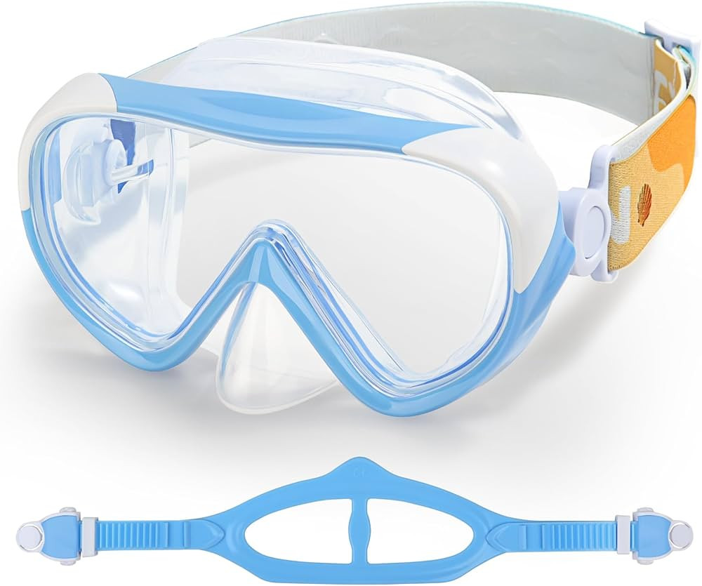 Kids Swim Mask - Ultimate 180° Kids Swim Goggles Anti-Fog Child Diving Mask Leak-Proof Kids Gogg... | Amazon (US)