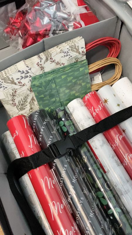 This wrapping paper organizer is a game-changer! It can also store small to medium bags, bows, sticker tags, and tissue paper! 

And it’s under $30 and comes in a few colors!

#LTKHoliday #LTKSeasonal #LTKfindsunder100