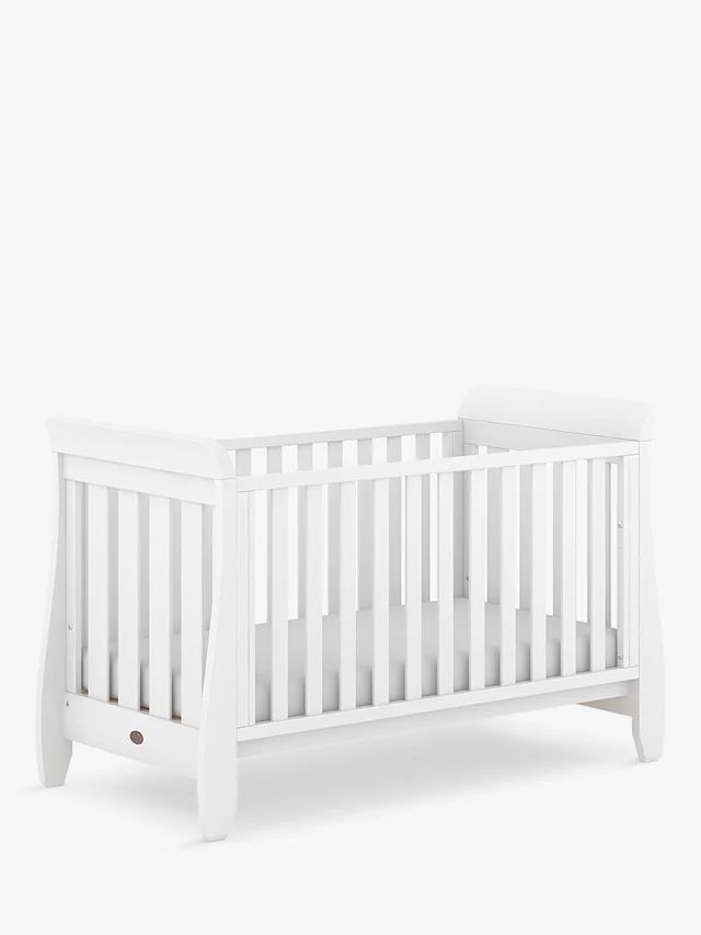 Boori Sleigh Urbane Cotbed, Barley White | John Lewis (UK)