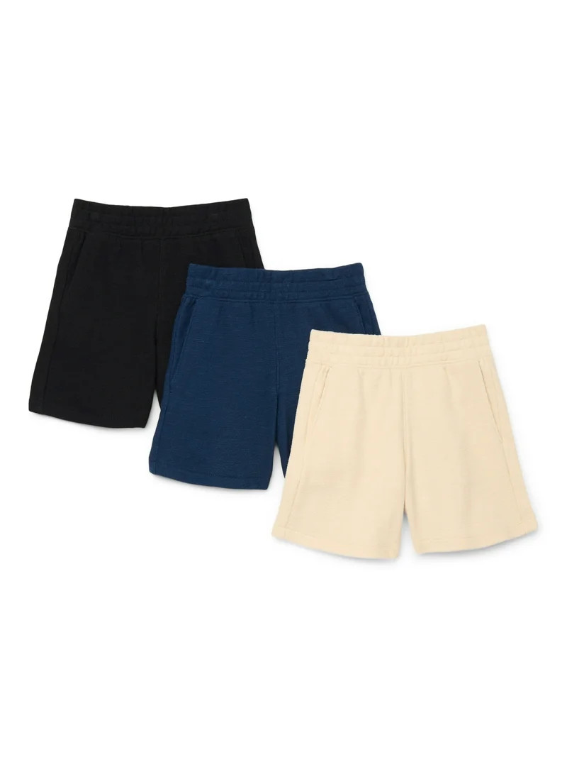 Garanimals Toddler Boys Spongy Knit Shorts, 3-Pack, Sizes 18M-5T | Walmart (US)