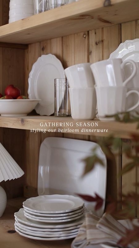 gathering season, heirloom dinnerware, holiday dinners, hosting 

#LTKHoliday #LTKSeasonal #LTKhome