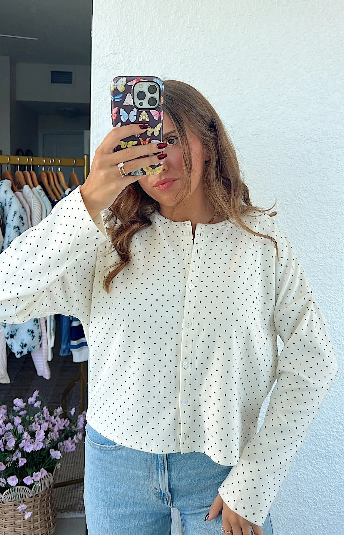 Sunday’s Best Polka Dot Cardi | Shop Fruitful Co.