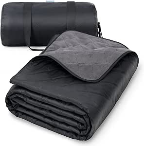 Outdoor Blanket-Lightweight, Windproof, Waterproof Warm Picnic Blanket Stadium Mat for The Cold W... | Amazon (US)