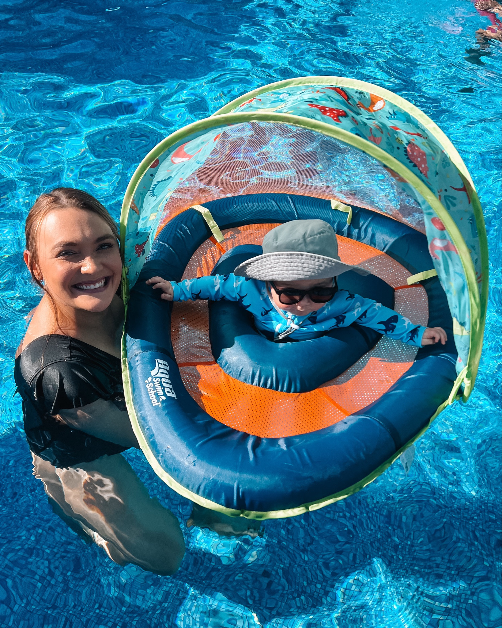This baby loves the water!! This little float is his fave (he hated the mambo baby float) 

Also this is my current fave swimsuit, makes me feel so confident postpartum! 

Baby swimming essentials, postpartum swimsuits, baby float, baby sunglasses

#LTKBaby #LTKSwim #LTKMidsize