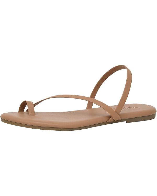 CUSHIONAIRE Women's Catalina toe ring Sandal with Memory Foam | Amazon (US)