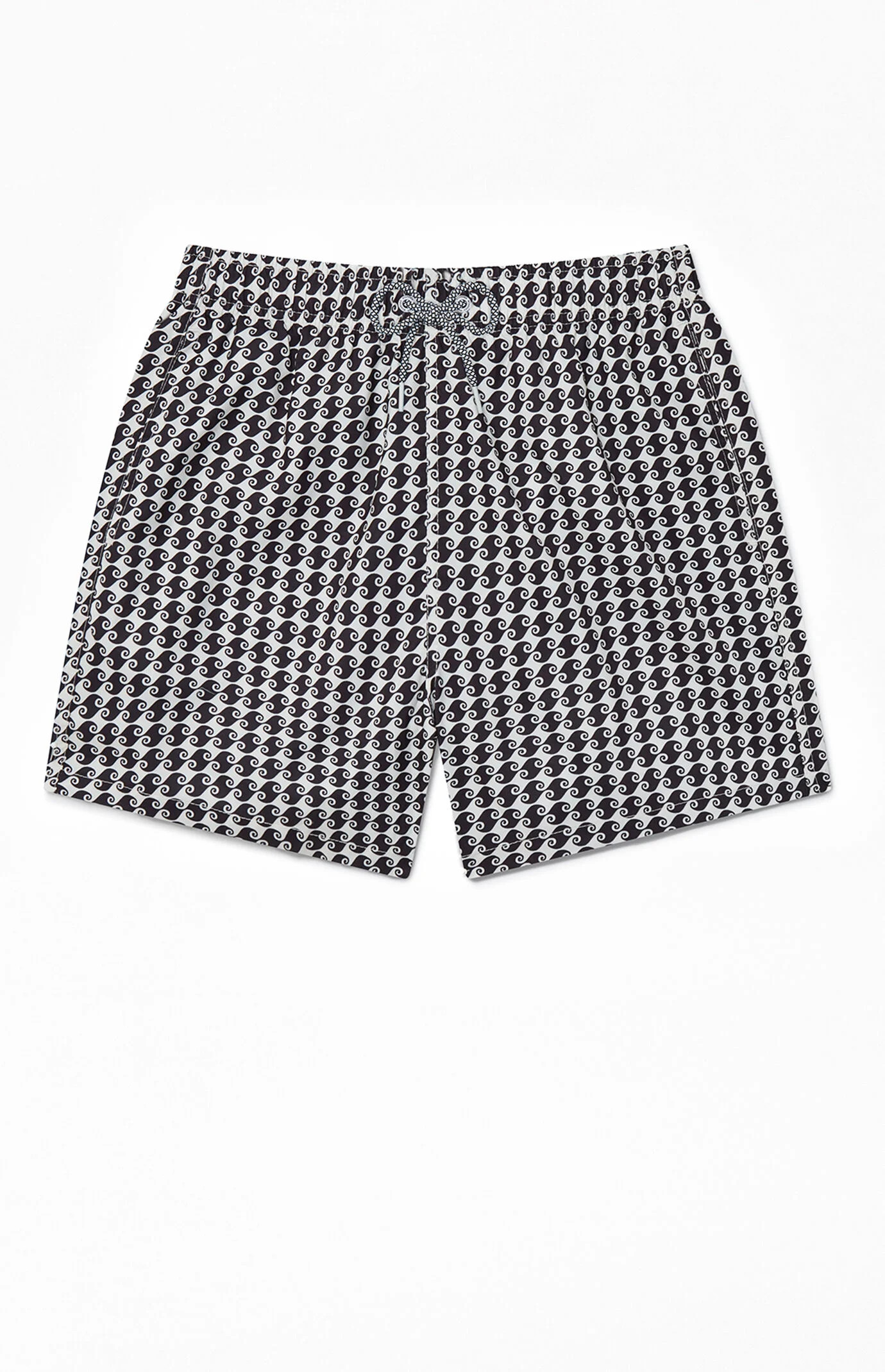 Boardies Men's Sea Hound 4.5"" Swim Trunks in Black/Ivory - Size XL | PacSun