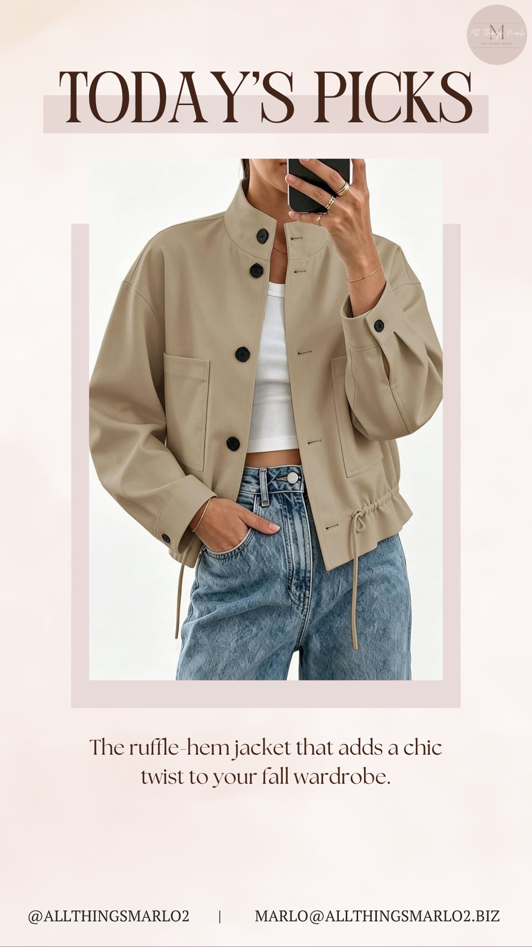 The ruffle-hem jacket that adds a chic twist to your fall wardrobe. 

 #LTKSeasonal #LTKWorkwear #LTKTravel