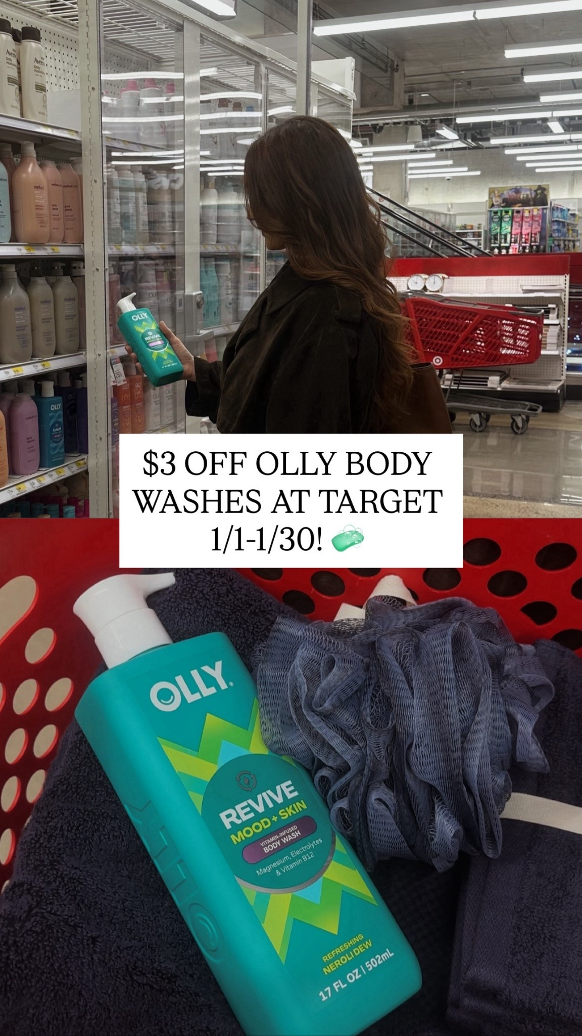 #OLLYPartner my favorite OLLY body washes are under $10 in stores/online (1/1-1/30) @target with their $3 off at purchase! just restocked my fave (revive) scent which is backed by neuroscience to transform your mood while in the shower. #wetjanuary here we come!! @ollywellness #ad 

#LTKSaleAlert #LTKFindsUnder50