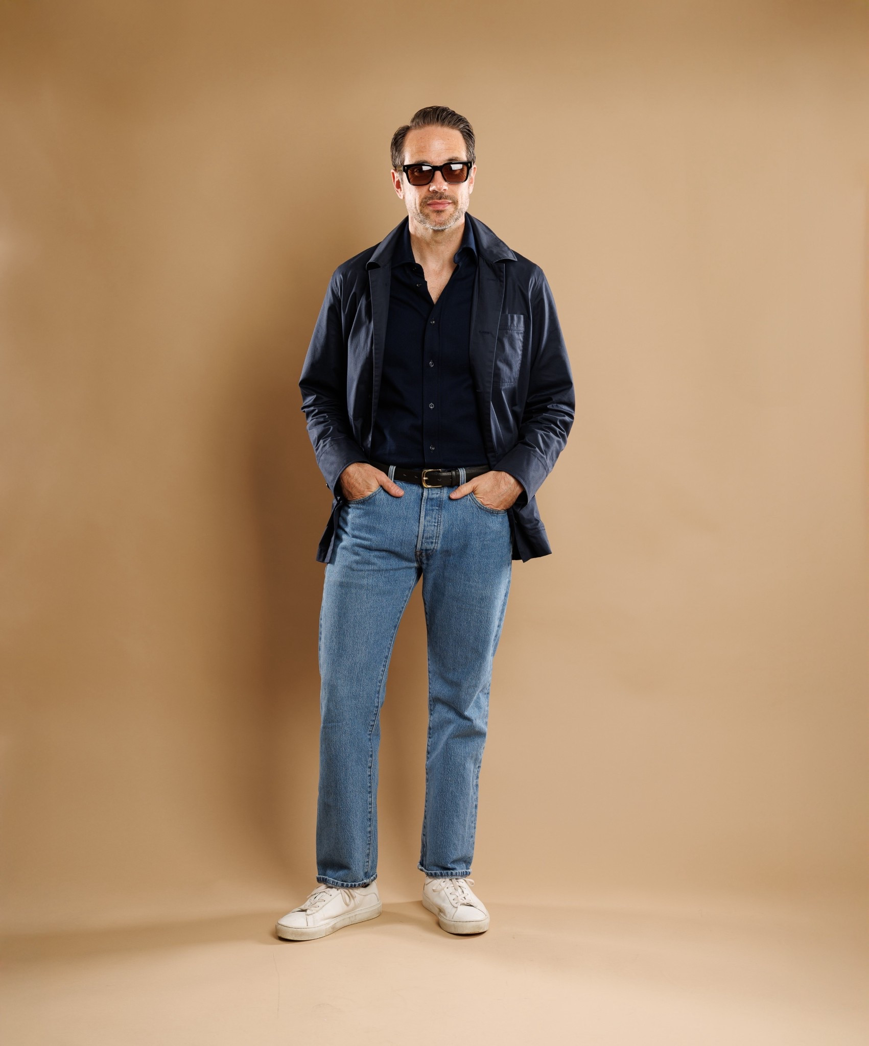 The navy chore coat proves that casual can still look elevated.

#LTKMens #LTKOver40 #LTKStyleTip