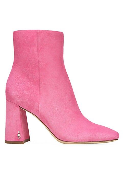 Sam Edelman Women's Codie Suede Ankle Boots - Pink - Size 5 | Saks Fifth Avenue
