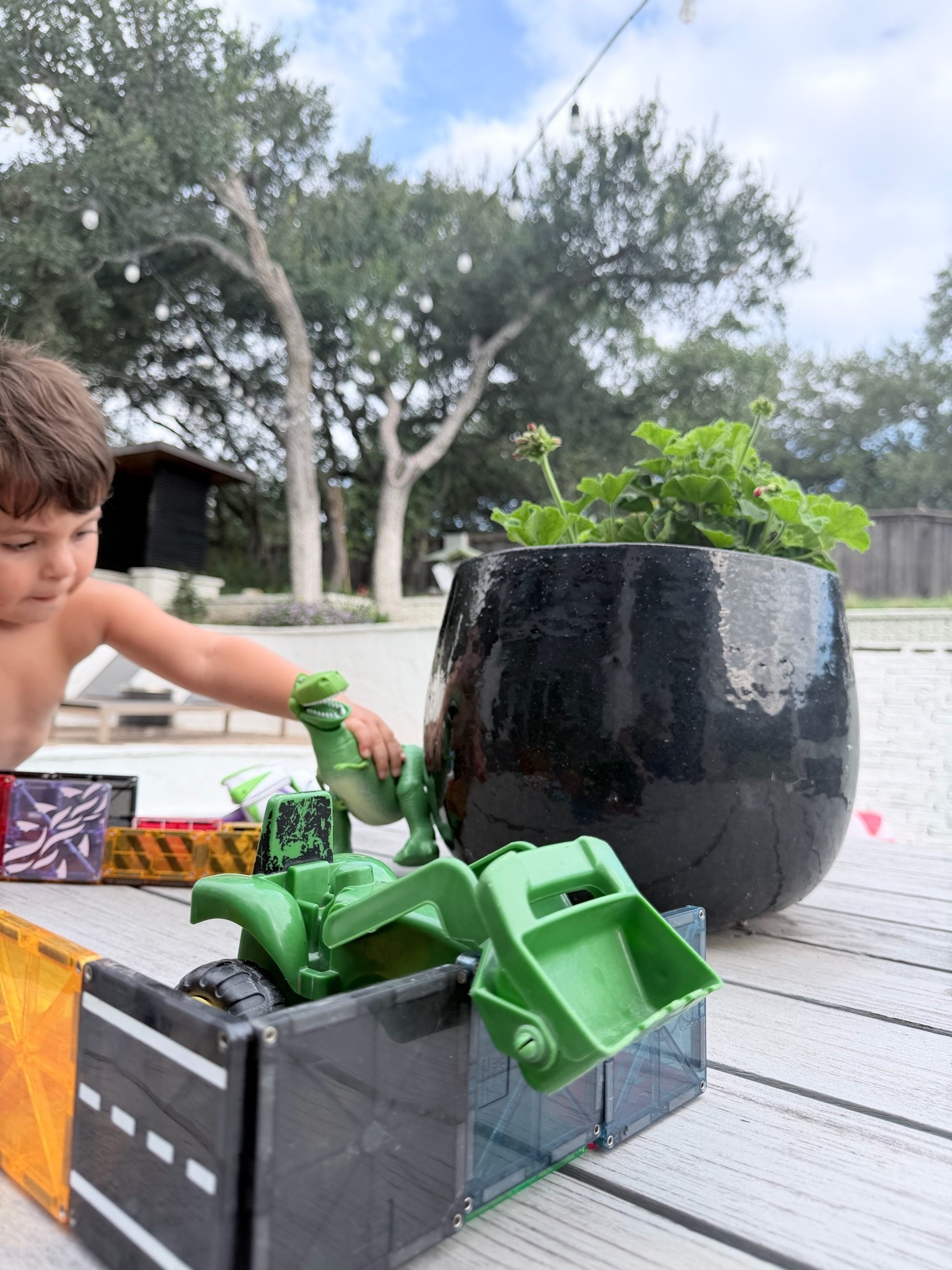 We play with magnatiles daily.  I love that they build his imagination and creativity.

#LTKmomlife #LTKKids