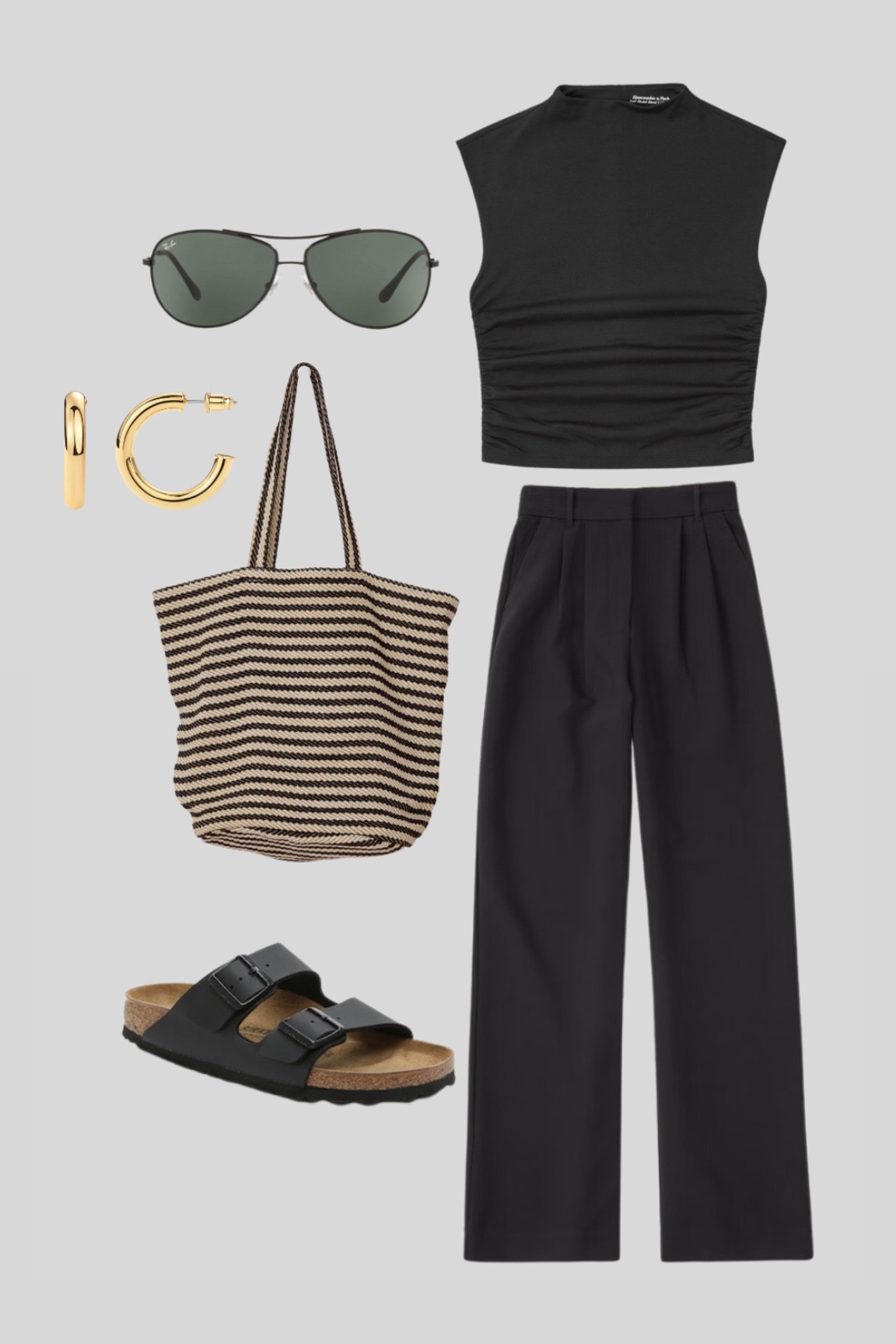 Casual spring outfits
Abercrombie style
Abercrombie outfits 
Birkenstocks 
Jute tote bag
Black outfits
Spring style

#LTKstyletip #LTKSeasonal