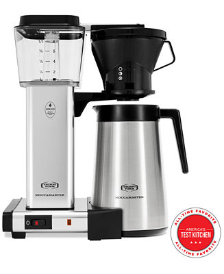Moccamaster KBT Stainless Steel Carafe Coffee Brewer - Macy's | Macy's