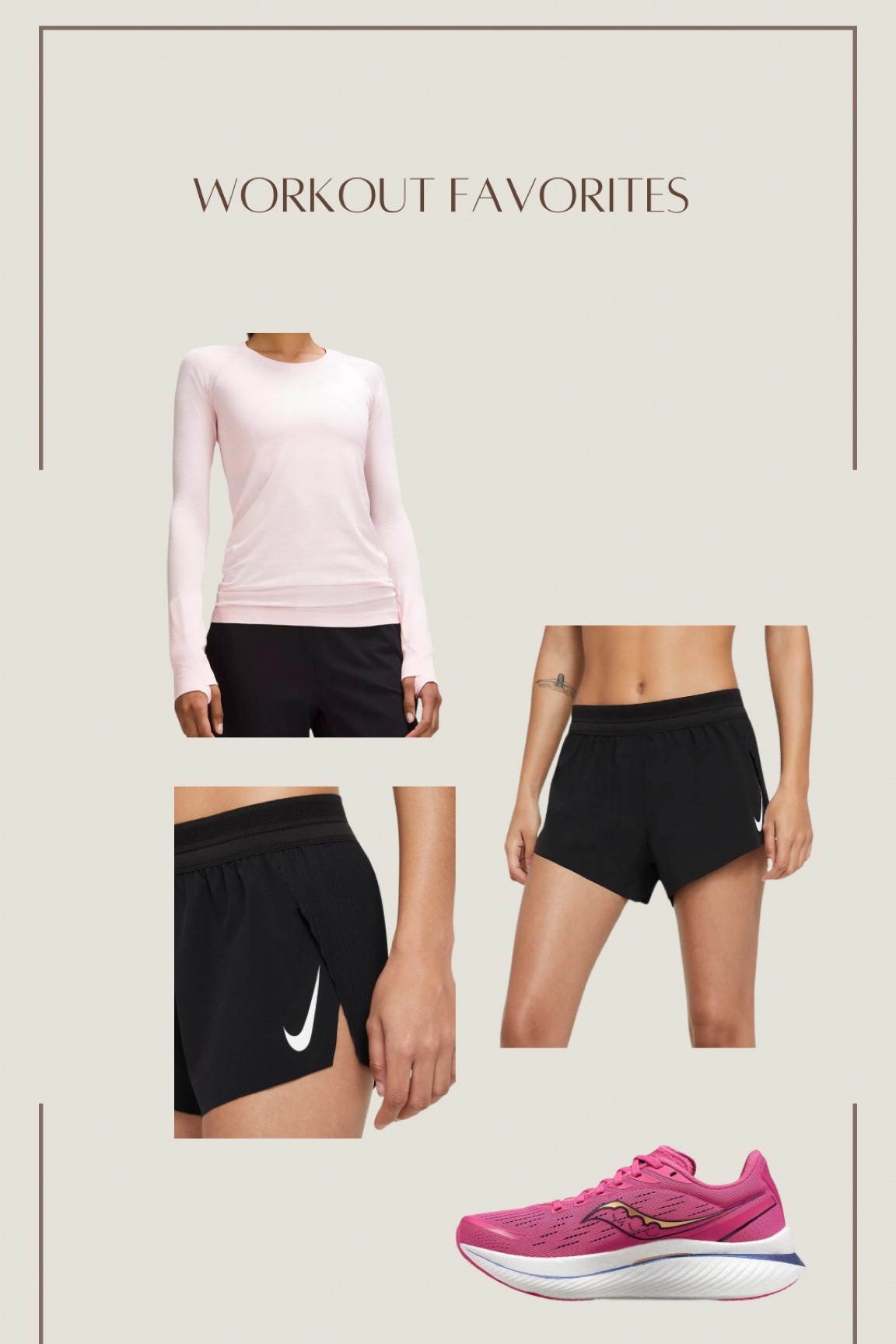 Workout favorites! The shorts are true to size, I would size up in the lululemon top! 

#LTKActive #LTKfitness #LTKsalealert