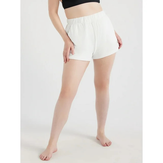 Time and Tru Women's and Women's Plus Terry Coverup Shorts, Sizes S-2X | Walmart (US)
