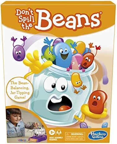 Hasbro Gaming Don't Spill The Beans, Easy and Fun Preschool Game for Kids Ages 3 and Up, for 2 Pl... | Amazon (US)