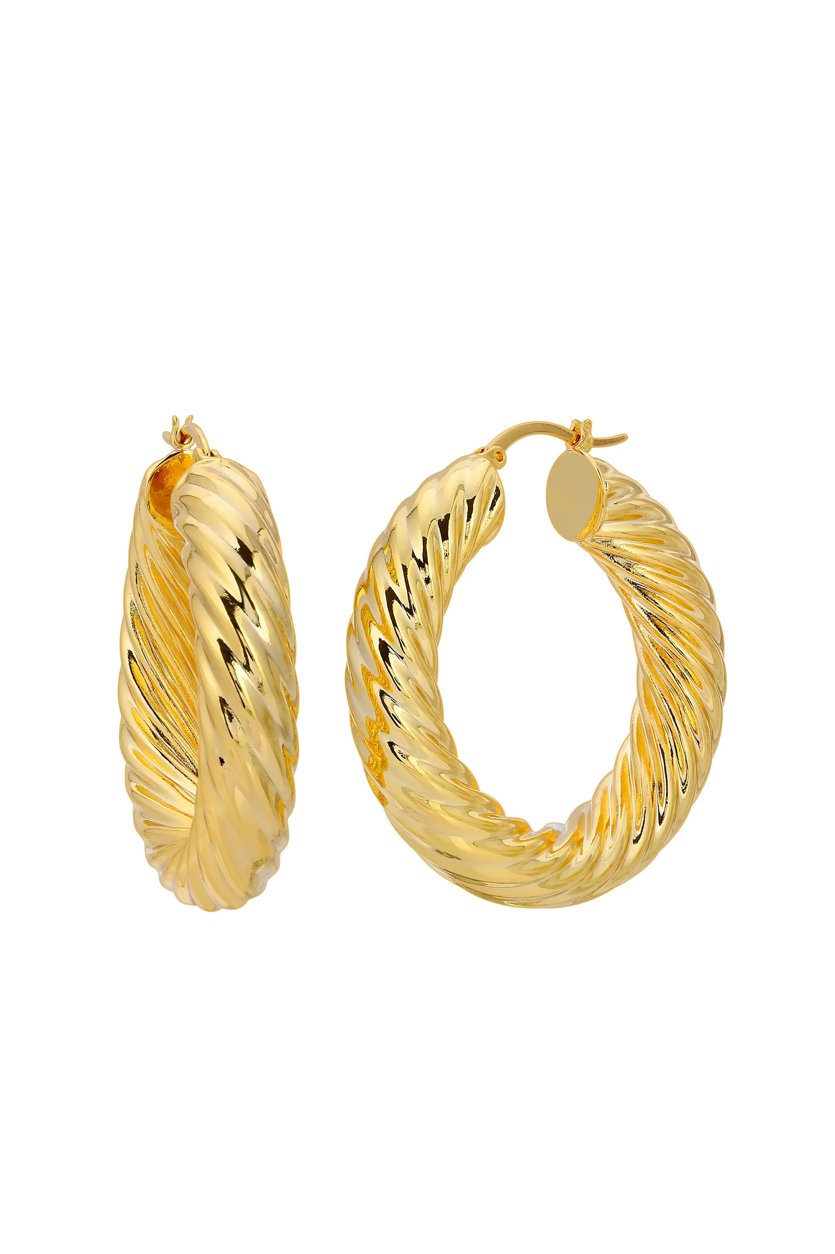 Large Gina Hoops | Lili Claspe
