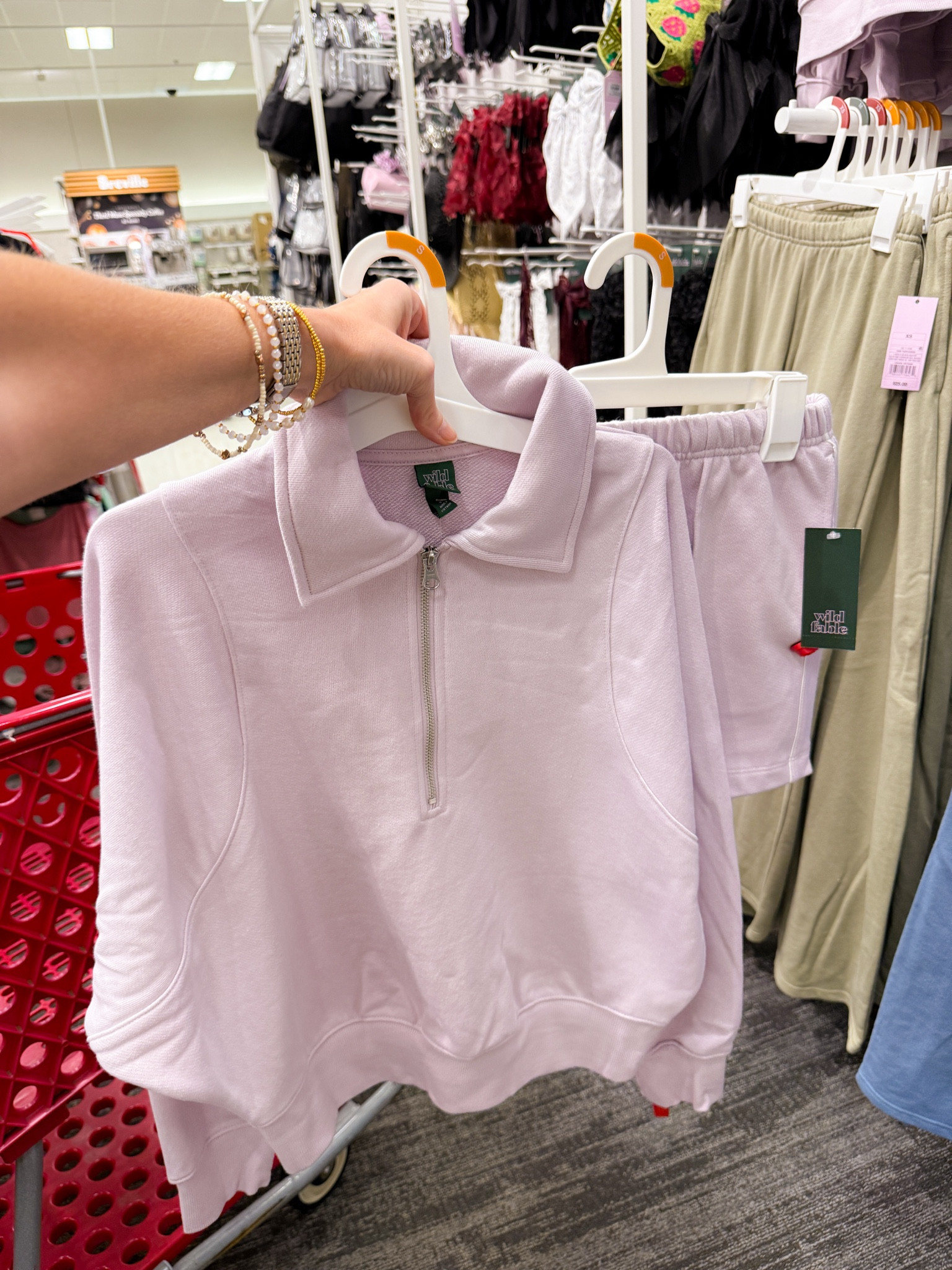 Quarter zip sweatshirt and fleece shorts

#LTKStyleTip