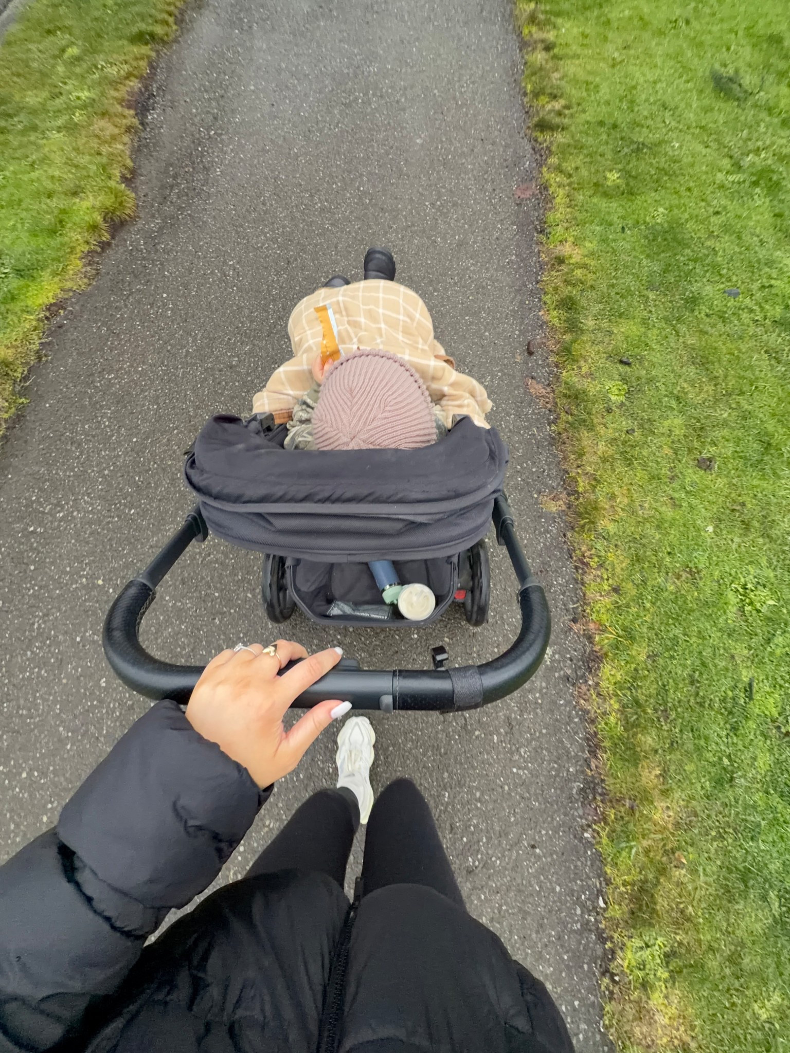 Lululemon align leggings are my fave for any movement/walks they are so comfy not compressive but soft size 8 tts! Best socks from aritzia. Size M in FPmovement jacket it runs really loose and slightly cropped in so obsessed I wear it all the time definitely worth the money cost per wear. New balance I bought last spring I wear so much true to size and comfy! 

#LTKfitnessgoals #LTKmomlife