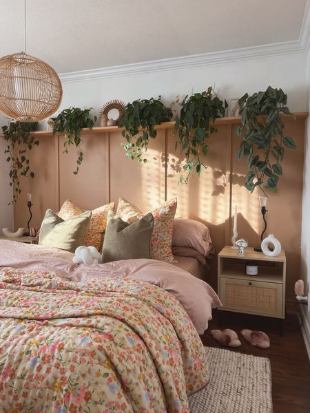 cozy plant-filled guest room 🌿
 
guest bedroom, bedding, rug, cozy home decor, spring decor, nightstand

#LTKhome #LTKSeasonal #LTKstyletip