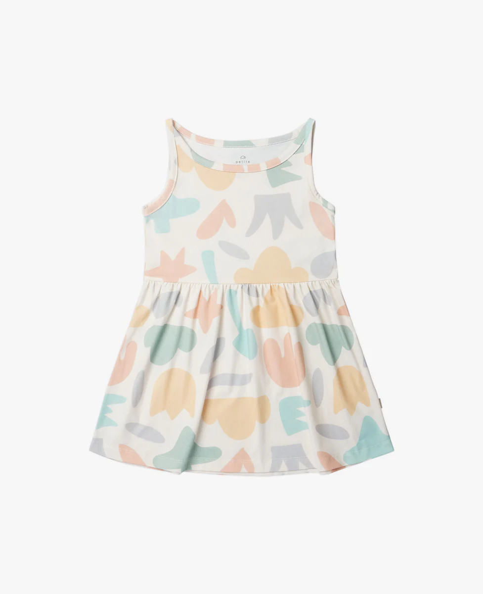 Quick Dry Cotton Dress - Summer Fields | Petite Revery