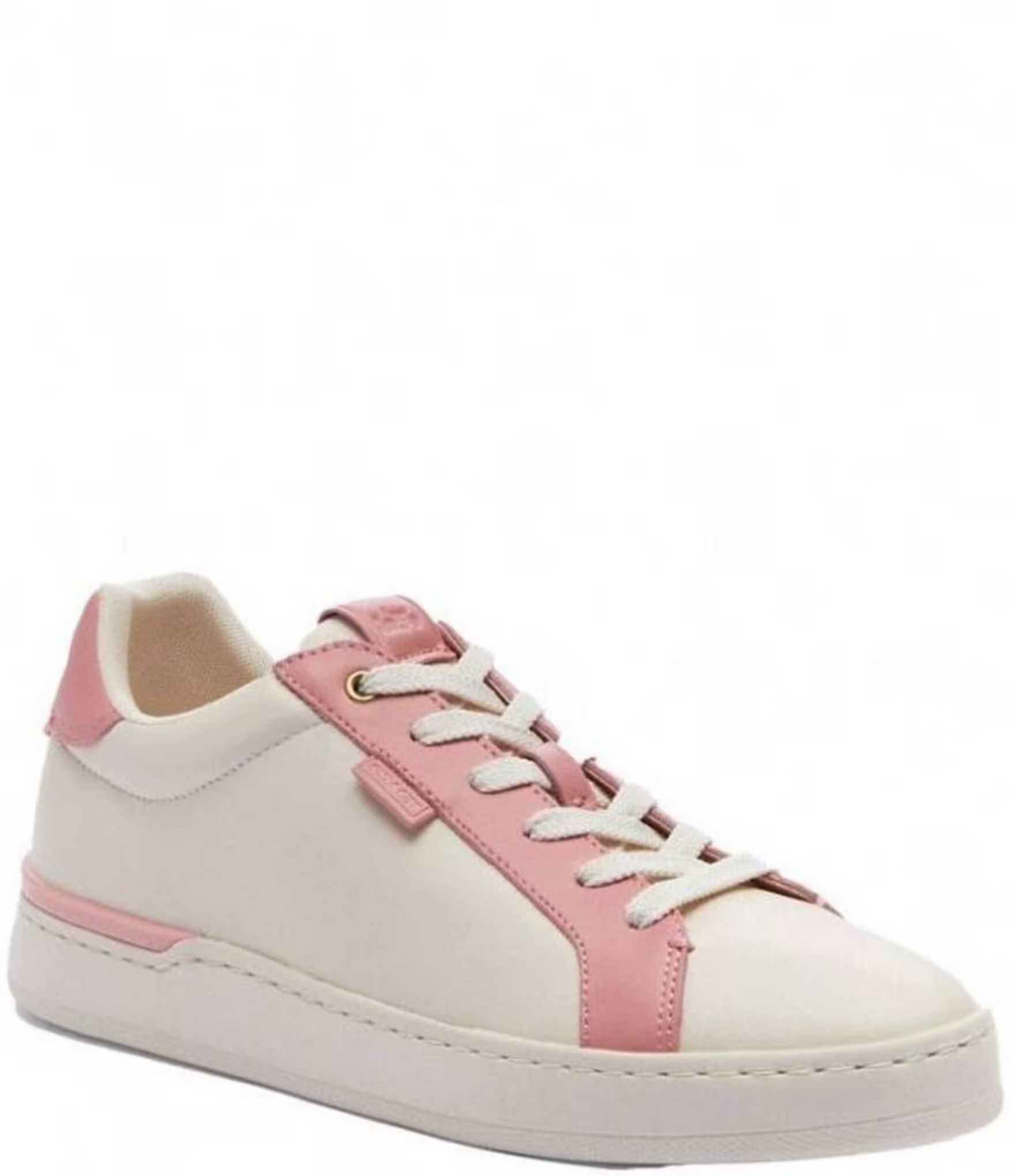 Lowline Leather Lace-Up Sneakers | Dillard's