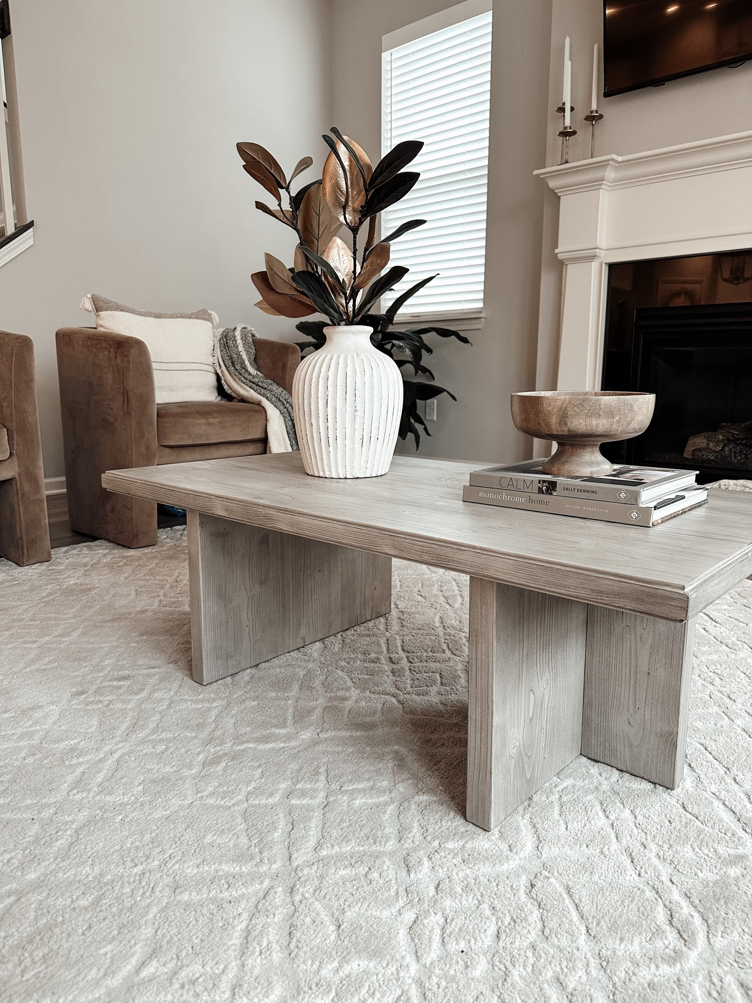 Santa Rosa West elm coffee table 