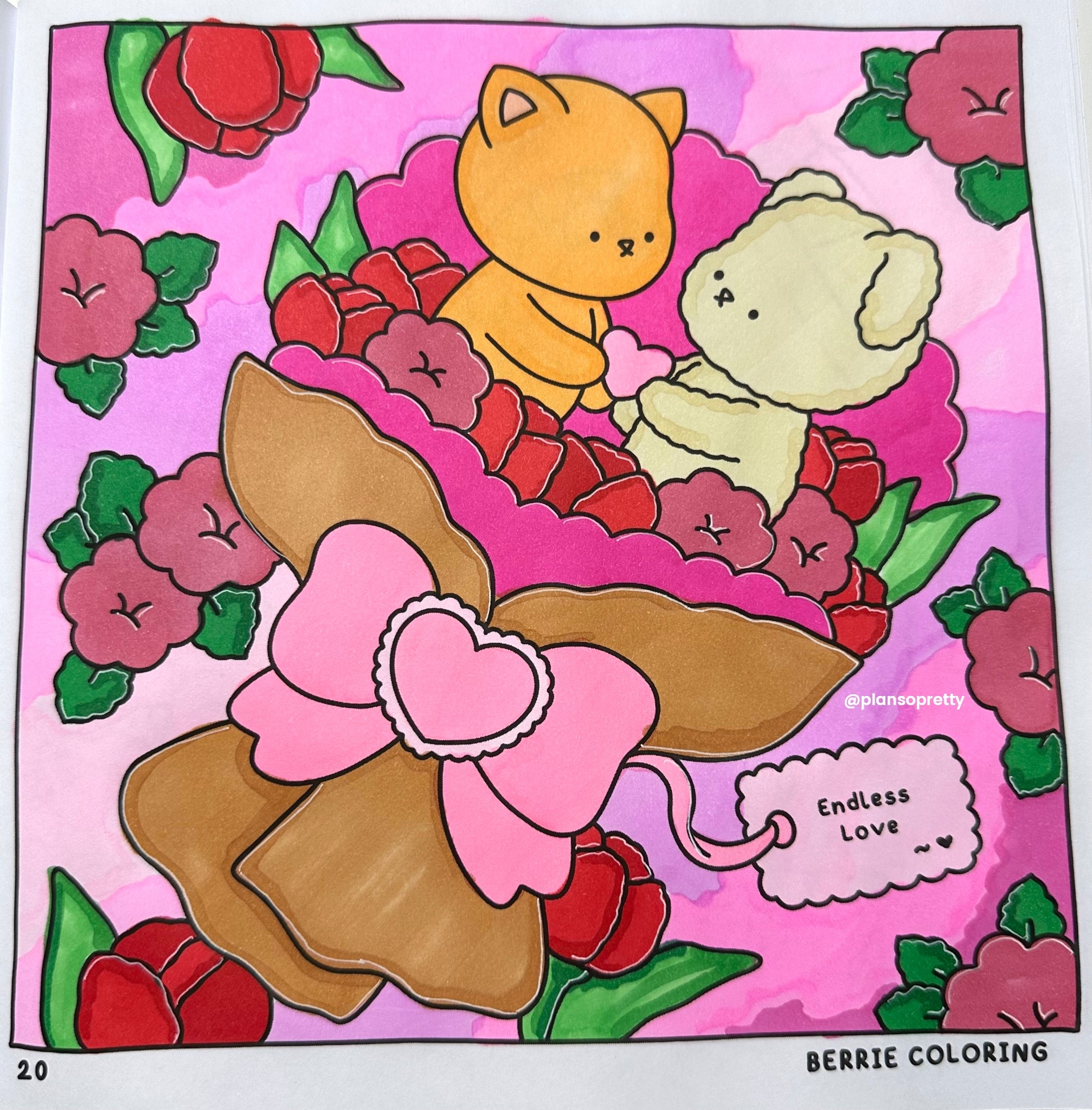 Theme of the month: love and travel! Two Berrie Love Birds all wrapped up in a bouquet from Berrie Coloring (3) books and markers linked in bio and stories #berriecoloring #colouringcommunity #cutecoloring #comecolorwithme #colourtok #foryou #bouquet #freshflowers #valentinesday #cozybears #cozycoloringbook #coloringaddict #themedcoloring #flowerbouquet #coloringtheme #bemyvalentine

#LTKSeasonal #LTKFindsUnder50 #LTKKids