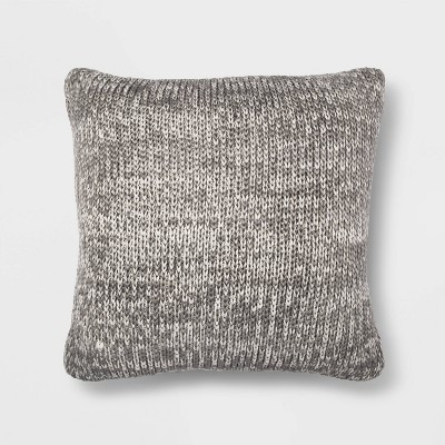 Oversize Marled Knit Square Throw Pillow - Threshold™ | Target