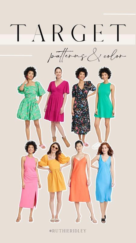 Such fun colors and patterns at Target!! Gorgeous spring dresses!

#LTKunder50 #LTKstyletip #LTKunder100