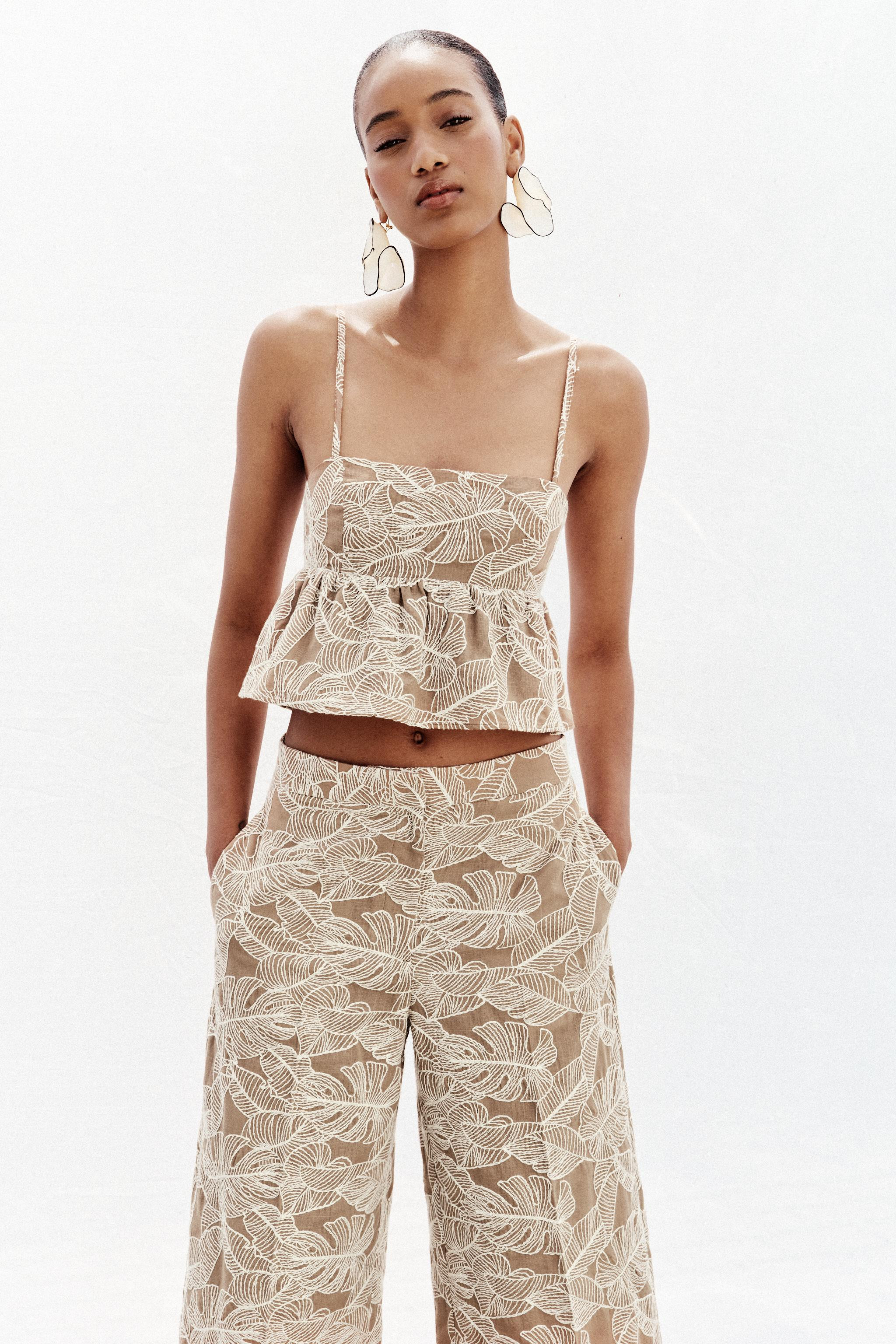 EMBROIDERED CULOTTES | Zara US