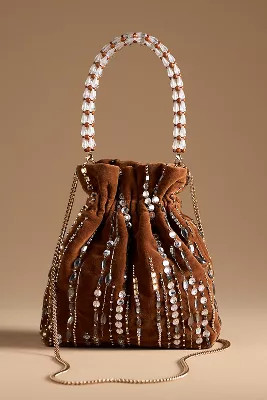 Embellished Velvet Pouch | Anthropologie (US)