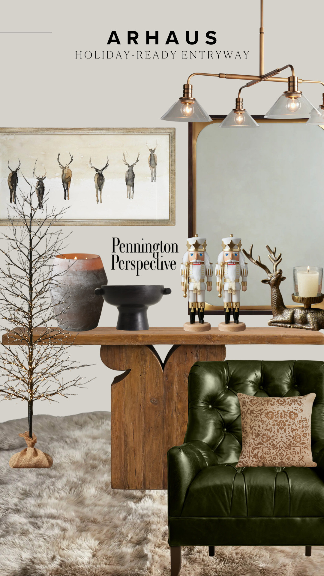 Holiday-ready entryway from Arhaus — warm, inviting, and beautifully styled ✨🎄

#Arhaus #HolidayEntryway #HomeDecor #FestiveHome #CozyHoliday #EntrywayStyle #InteriorInspo #TimelessDesign #HolidayDecor #StyledSpaces
 

 #LTKHoliday #LTKHome #LTKSaleAlert