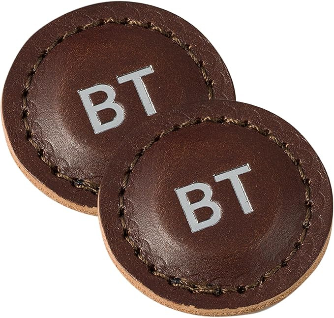 Northwind Personalized Leather Golf Ball Markers (Set of 2) – Monogrammed Full Grain Genuine Le... | Amazon (US)